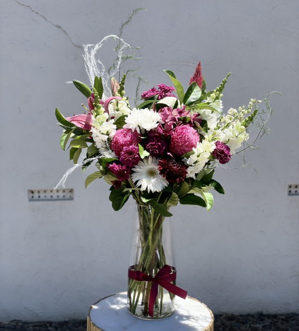 Luxury textural vase arrangement